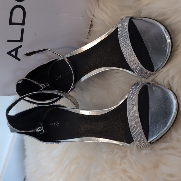 Aldo Silver Heeled shoes - Picture 2 of 8